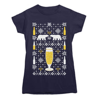 Polar Beer Bear Ugly Christmas Sweater T-shirt