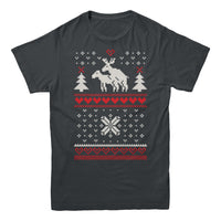 Ugly Christmas Sweater Kinky Moose T-shirt