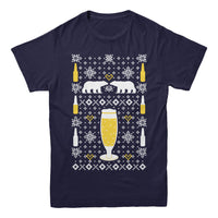 Polar Beer Bear Ugly Christmas Sweater T-shirt