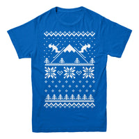 Skiers Ugly Christmas Sweater T-Shirt