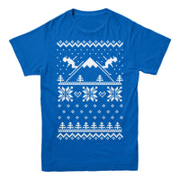 Skiers Ugly Christmas Sweater T-Shirt