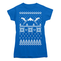 Skiers Ugly Christmas Sweater T-Shirt
