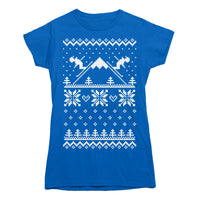 Skiers Ugly Christmas Sweater T-Shirt