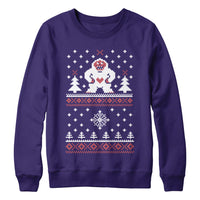 Happy Yeti Ugly Christmas Crewneck Sweatshirt