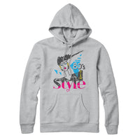80s Glam Style Sweatshirt and Hoodie