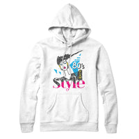 80s Glam Style Sweatshirt and Hoodie