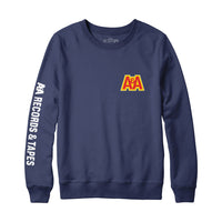 A&A Records Chest and Sleeve Print Sweatshirt and Hoodie