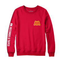 A&A Records Chest and Sleeve Print Sweatshirt and Hoodie