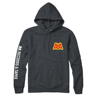 A&A Records Chest and Sleeve Print Sweatshirt and Hoodie