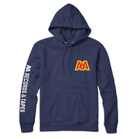 A&A Records Chest and Sleeve Print Sweatshirt and Hoodie