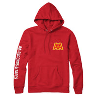 A&A Records Chest and Sleeve Print Sweatshirt and Hoodie