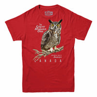 Alberta Great Horned Owl Provincial Bird T-shirt
