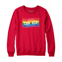 Alberta Love is Love Sweatshirt Hoodie