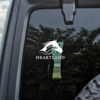 Amy and Spartan Vinyl Decal White