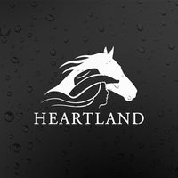 Amy and Spartan Vinyl Decal White