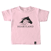 Amy and Spartan Silhouettes Heartland Kids T-shirt