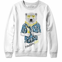 Polar Bear with Daiquiri Crewneck Sweatshirt