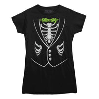 Halloween Bone Tuxedo T-shirt