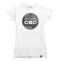 CBC 1958 Vintage Round Map Logo T-shirt