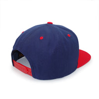 CBC 1974-86 Retro Gem Flat Brim Snapback Cap Navy with Red