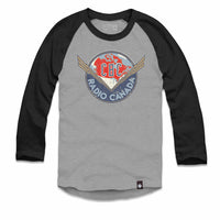 Vintage CBC Thunderbolt Logo Raglan Baseball Shirt