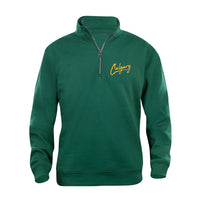 Calgary Signature 1/4 Zip Sweatshirt