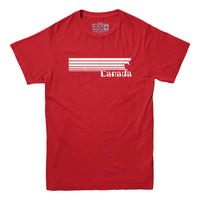 Canada 80s Retro Stripe T-shirt
