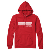 Canada 80s Retro Stripe Sweatshirt and Hoodie
