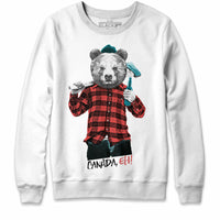 Lumberjack Bear with Beer Crewneck Sweatshirt