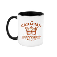 Canadian Butterfly Alliance 11oz Mug White with Black