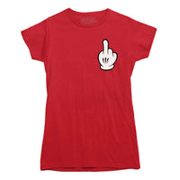 Middle Finger Cartoon T-shirt