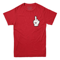 Middle Finger Cartoon T-shirt