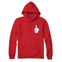 Cartoon Middle Finger Hoodie Sweatshirt
