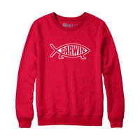 Darwin Fish Hoodie Sweatshirt
