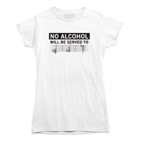 We Don't Serve Minors Music T-shirt