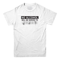 We Don't Serve Minors Music T-shirt