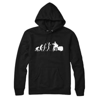 Evolution of a Drummer Hoodie Sweatshirt