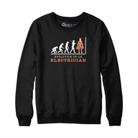 Evolution of an Electrician Hoodie Sweatshirt