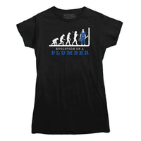 Evolution of A Plumber T-shirt