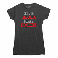 Give Blood Play Hockey T-shirt