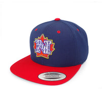 Great White North Navy and Red Flat Bill Snapback Cap