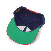 Great White North Navy and Red Flat Bill Snapback Cap