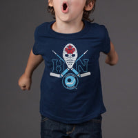 Hockey Night In Canada Crossed Sticks Kids T-shirt