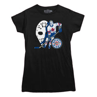 Hockey Night In Canada Hockey Player and Mask T-shirt