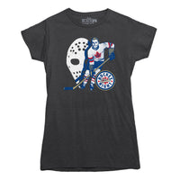 Hockey Night In Canada Hockey Player and Mask T-shirt