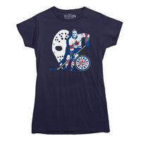 Hockey Night In Canada Hockey Player and Mask T-shirt