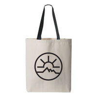 Heartland Icon Logo Canvas Tote Natural with Black