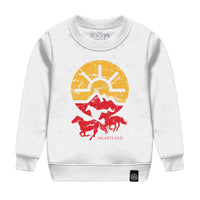 Heartland Running Horses Kids Sweatshirt