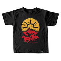 Heartland Running Horses Kids T-shirt