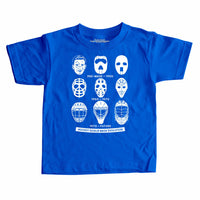 Hockey Goalie Mask Evolution Kids T-shirt